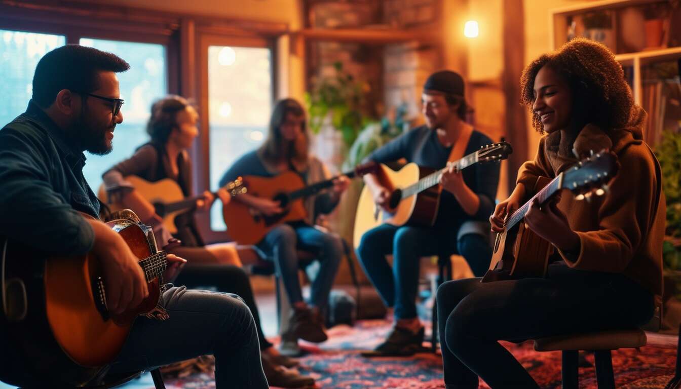Jouer en groupe : adapter son jeu de guitare en contexte musical