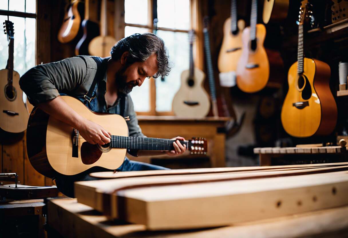 Comprendre les spécificités des guitares manouches : formes et bois