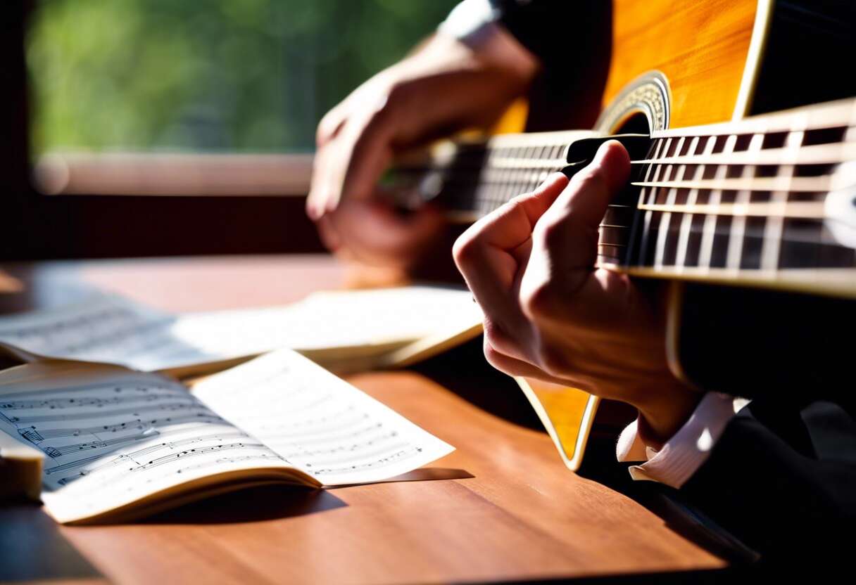 Initiation à la tablature de guitare : lire les notes et les accords