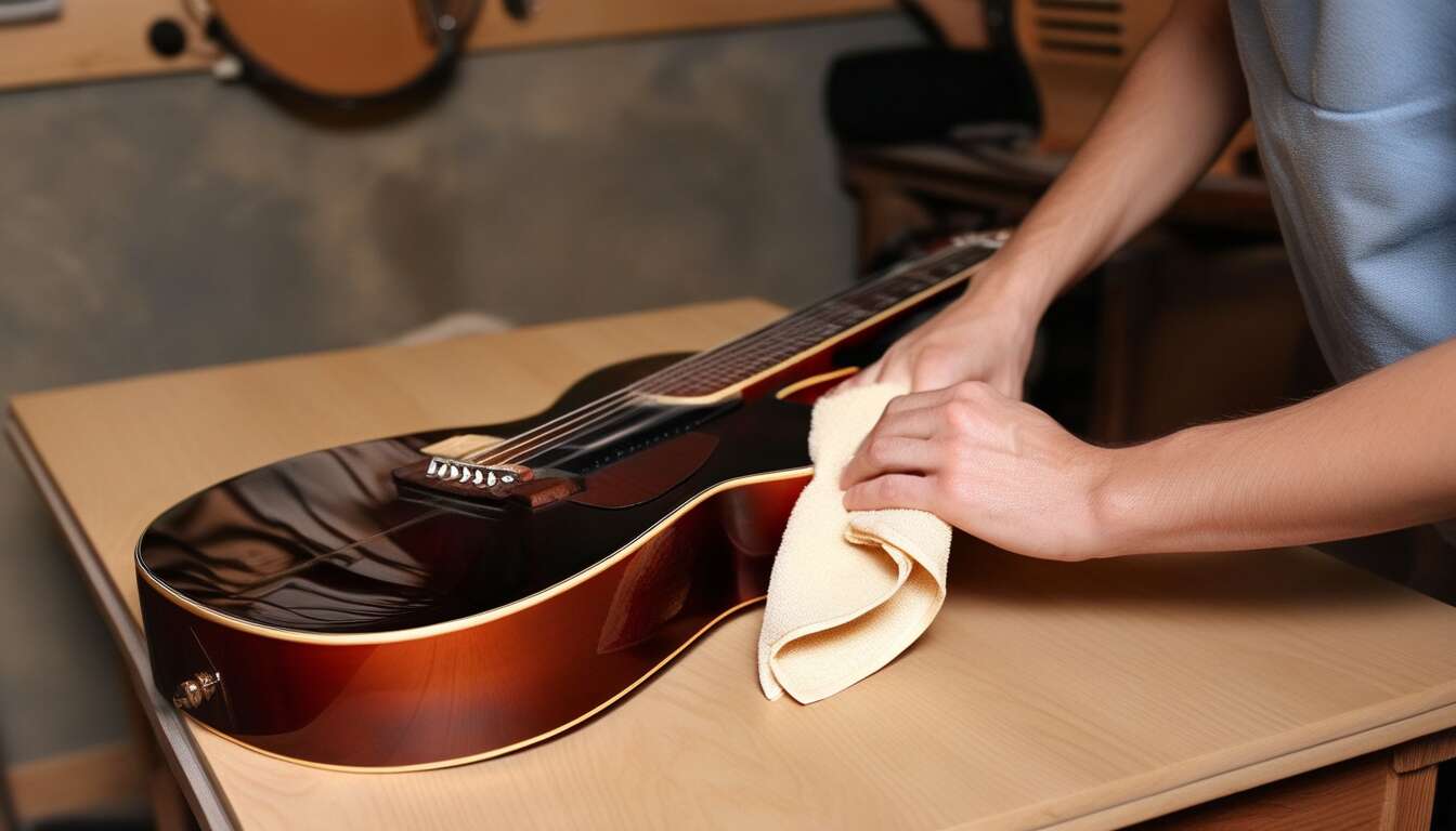 Techniques douces pour lustrer le corps de votre guitare